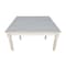 International Concepts Square Solid Wood Top Table, Turned Legs, Unfinished, 36 W, 36 L, 30 in H, Wood, Unfinished K-3636-330T - alternate 4
